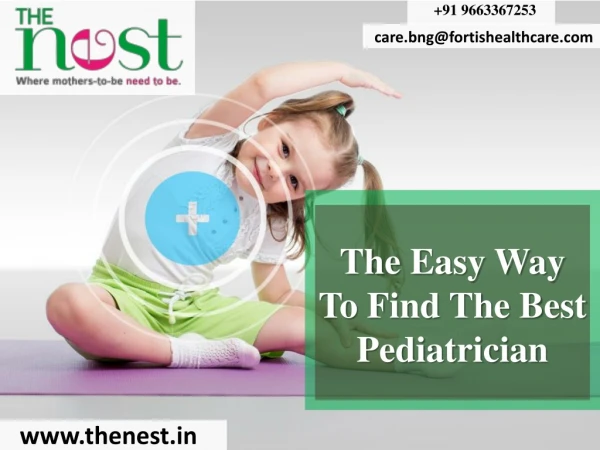 The Nest Provide Best Pediatric Care in Bangalore