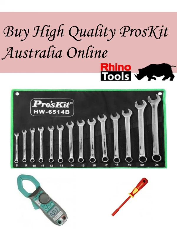 Buy High Quality ProsKit Australia Online
