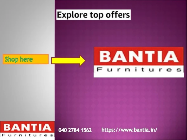 Bantia Dining Table Furniture -Buy Online in Bangalore.
