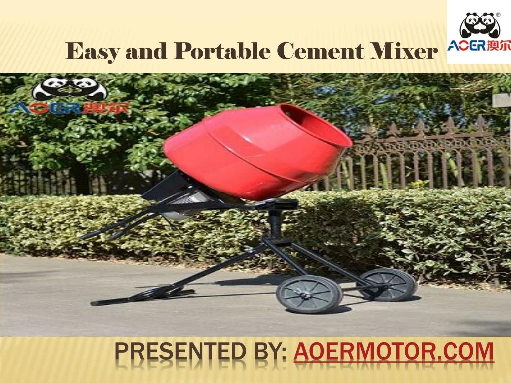 easy and portable cement mixer
