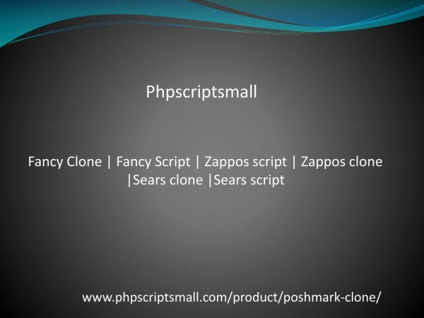 Fancy Script | Zappos clone | Sears script
