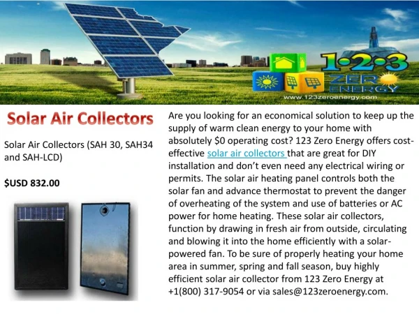Best Solar Air Collectors