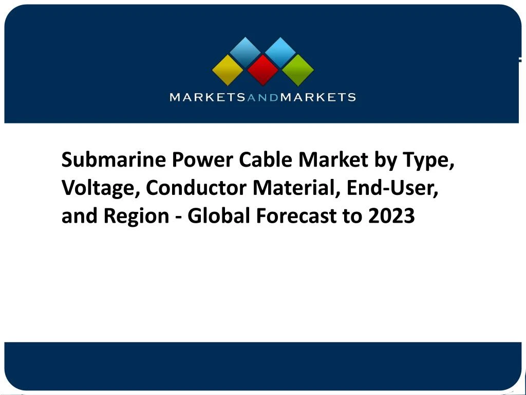 submarine power cable market by type voltage