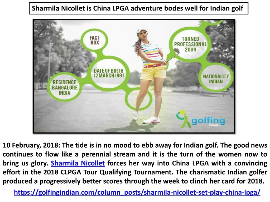 sharmila nicollet is china lpga adventure bodes