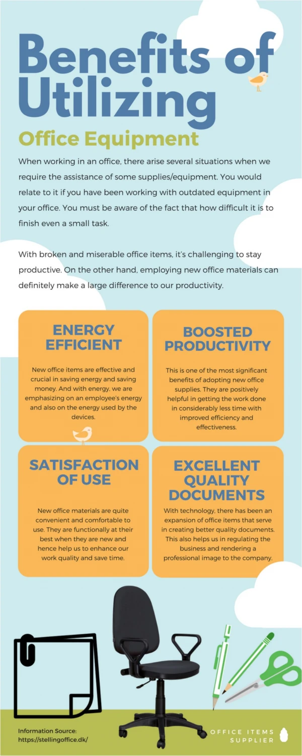 Benefits of Utilizing Office Equipment!