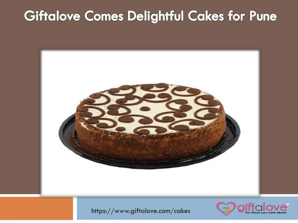 giftalove comes delightful cakes for pune
