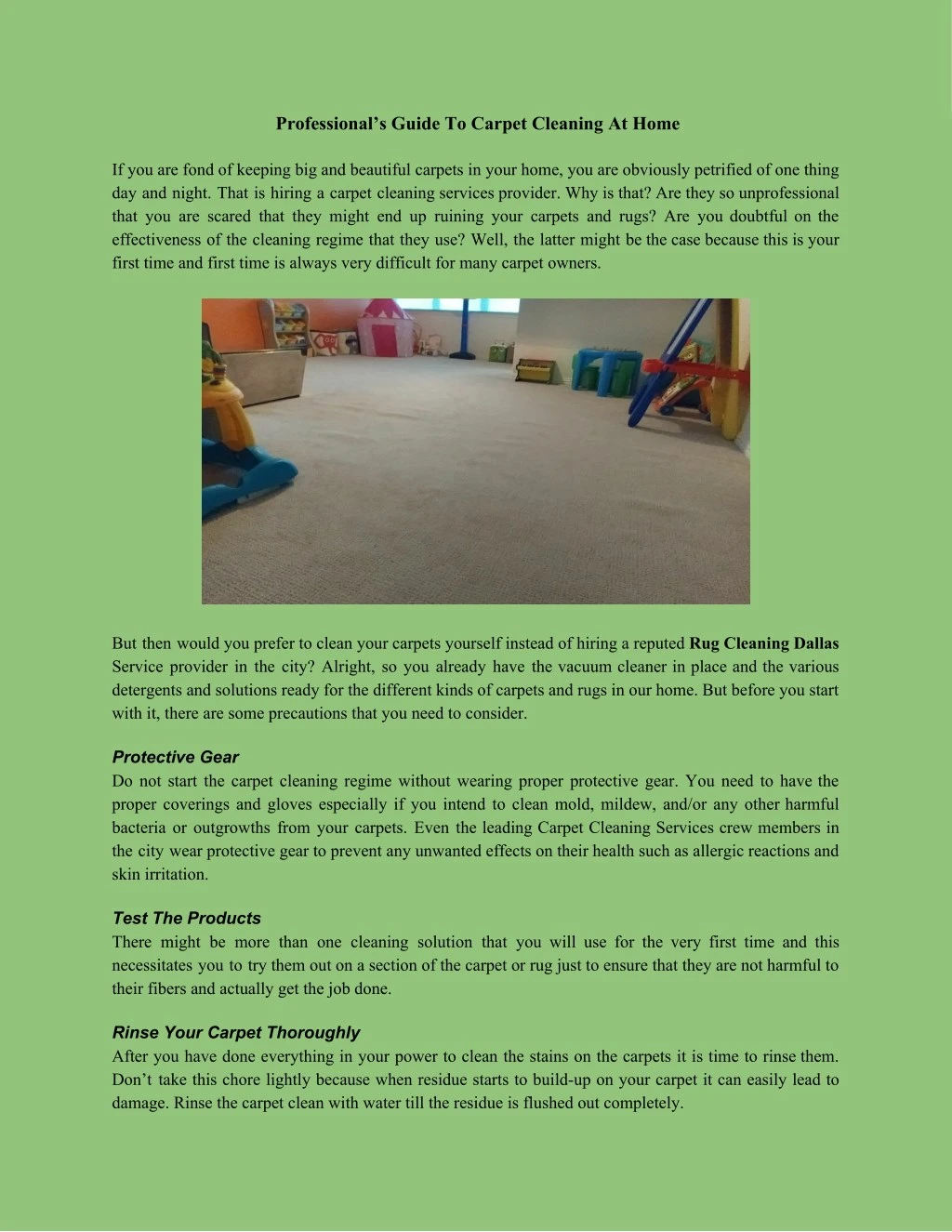 professional s guide to carpet cleaning at home