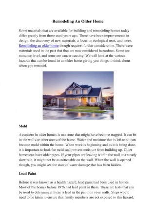 Remodeling Services - slide 1