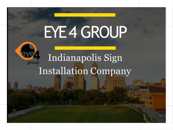 Indianapolis Sign Installation Company