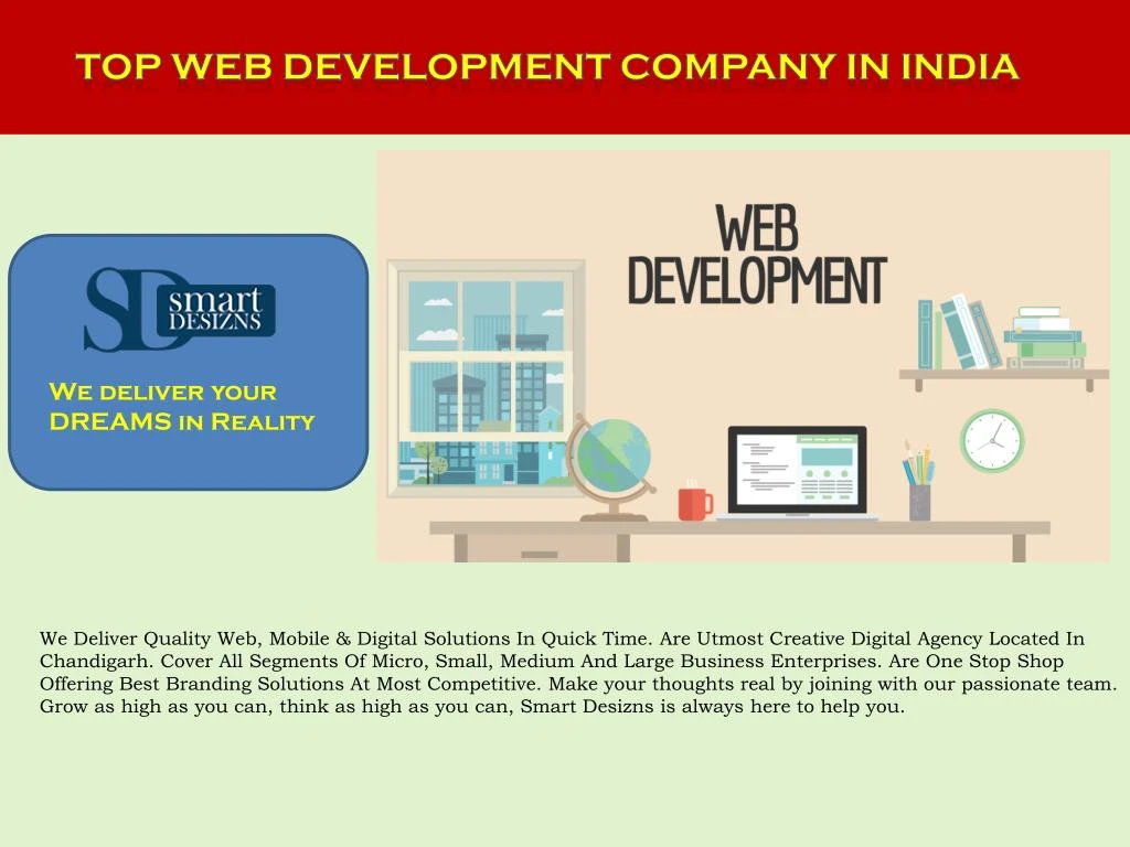 top web development company in india