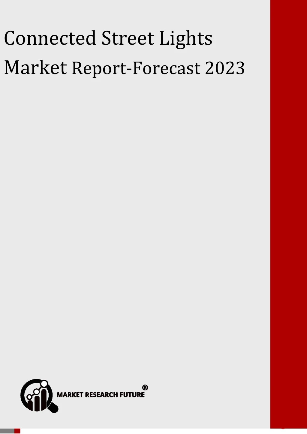 connected street lights market report forecast