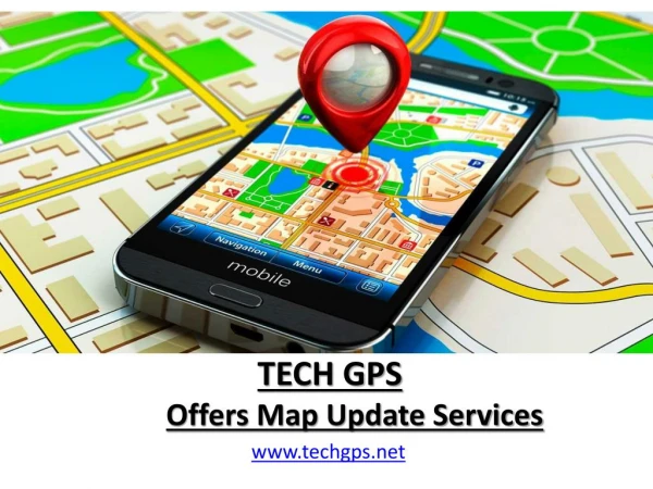 Get The Tomtom & Garmin Map Update Services