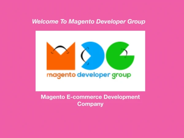 Magento E-commerce Website Development Company, India