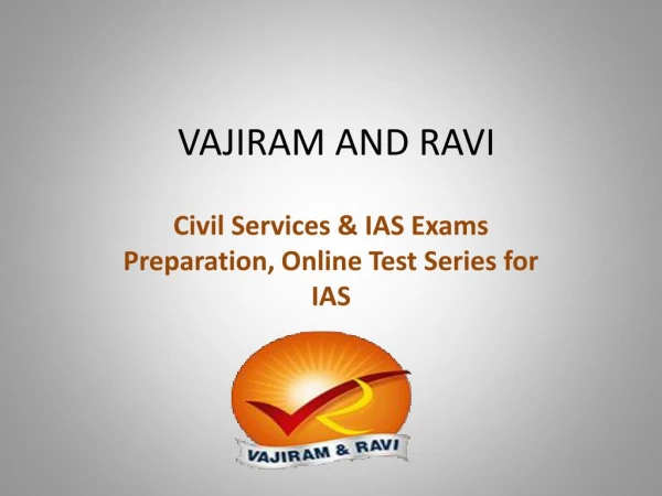 IAS Mains Crash Course - Vajiram and Ravi