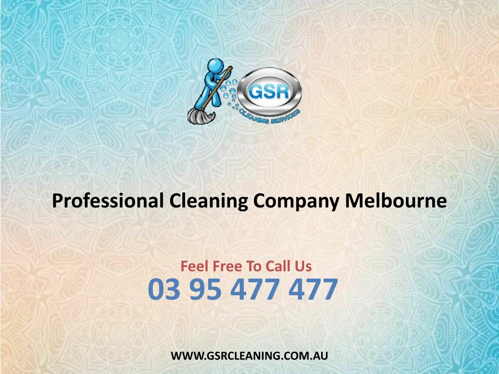 professional cleaning company melbourne