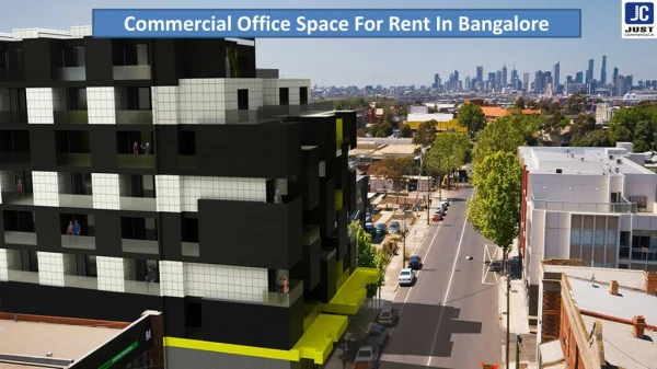 Commercial office Space for Rent in Bangalore