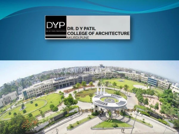 DYP - Top Architecture Colleges in Pune through NATA