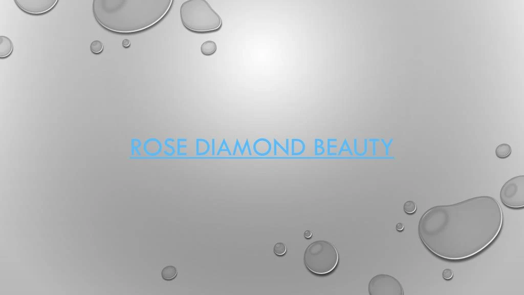 rose diamond beauty