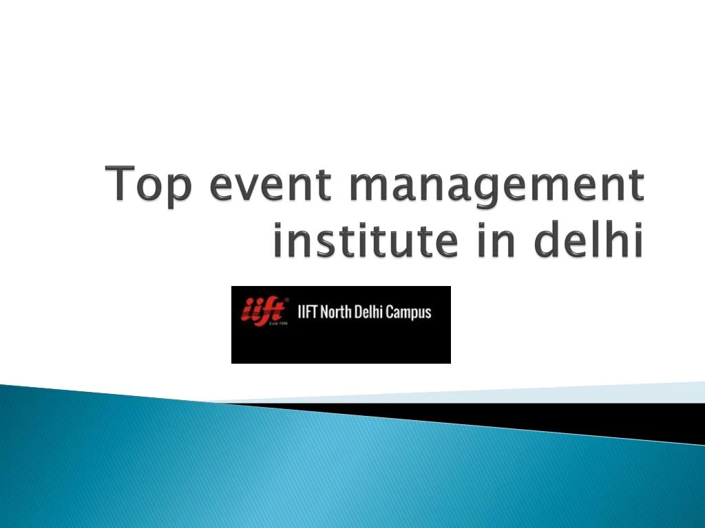 top event management institute in delhi