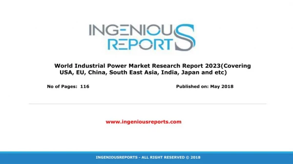Global Industrial Power Market Supply, Sales, Revenue and Forecast 2023