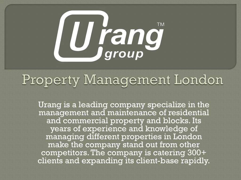 property management london
