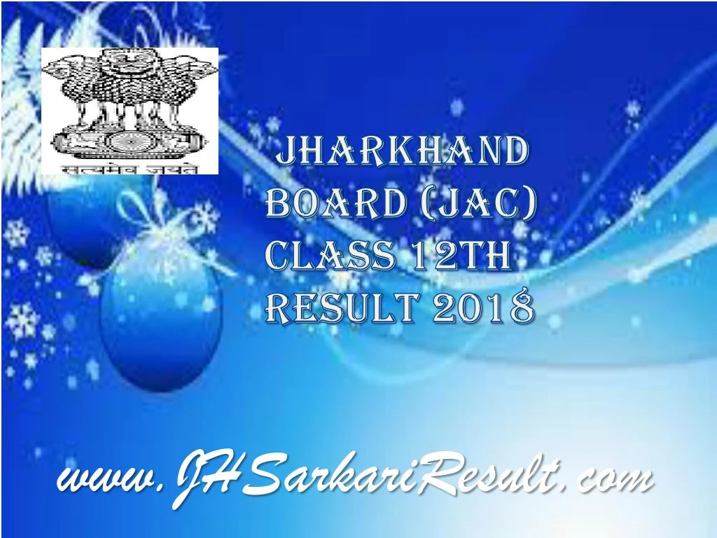 jharkhand board jac class 12th result 2018