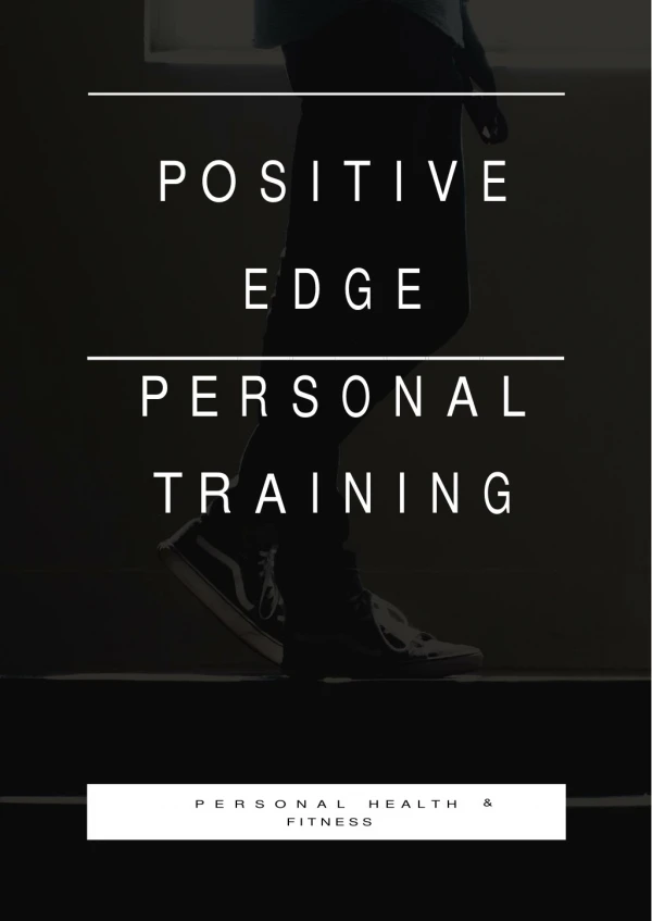 Leading Provider of Personal Training in Thornbury by Positive Edge