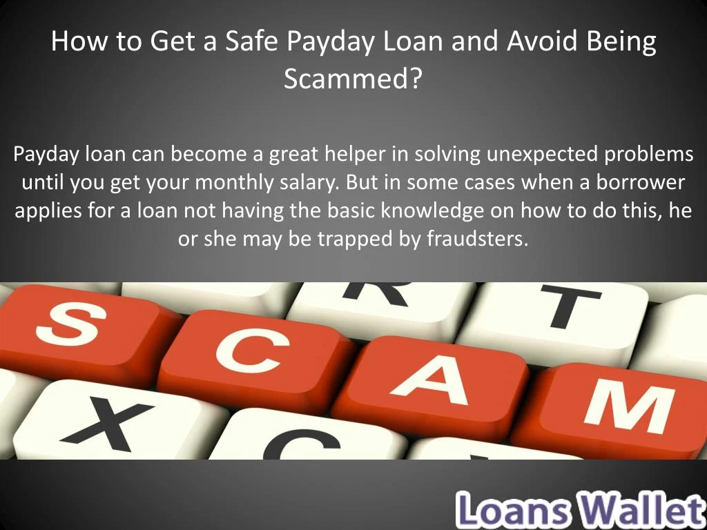 how to get a safe payday loan and avoid being