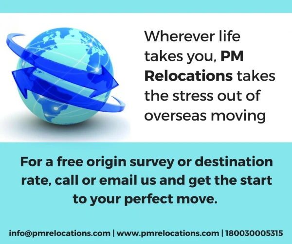 PM Relocations moves families to and from all corners of the world