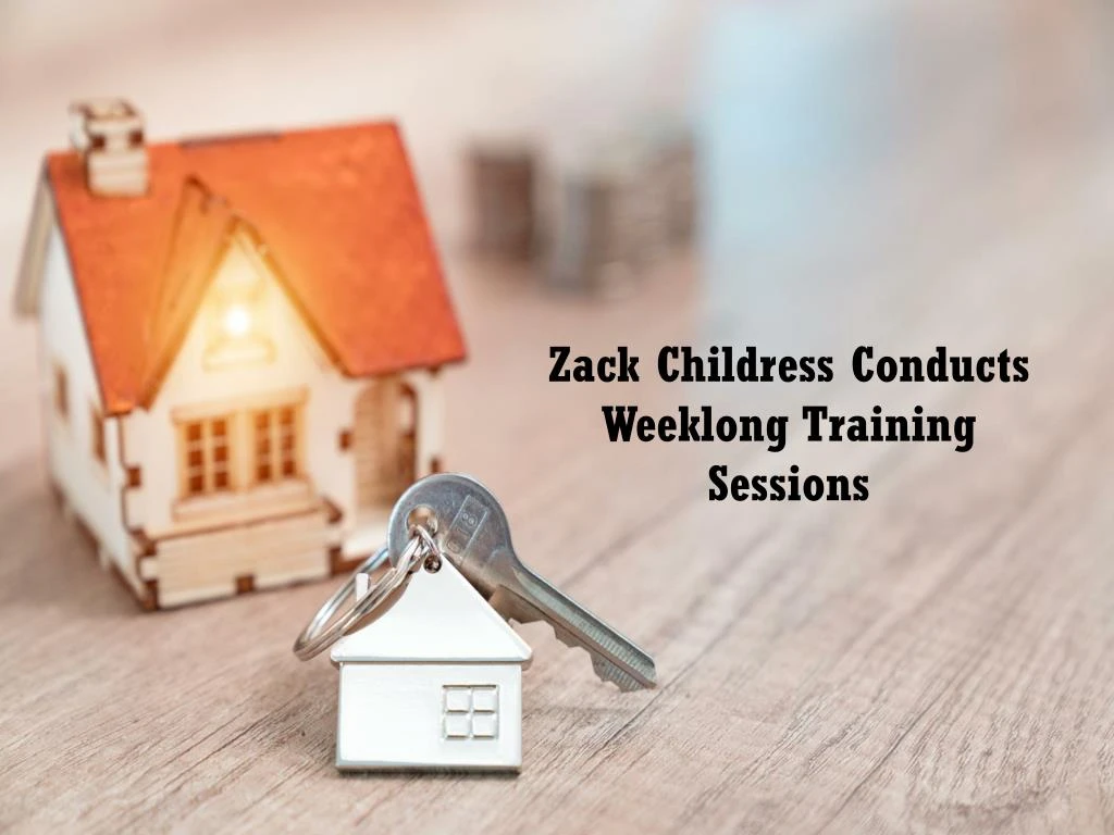 zack childress conducts weeklong training sessions