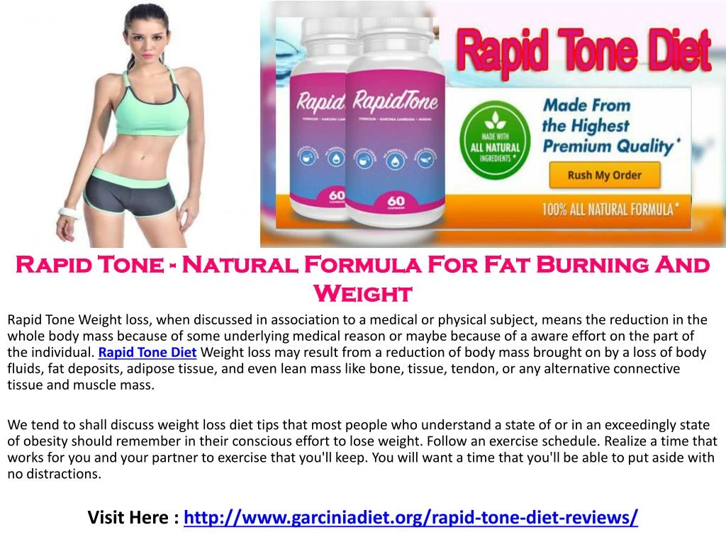 rapid tone natural formula for fat burning and weight