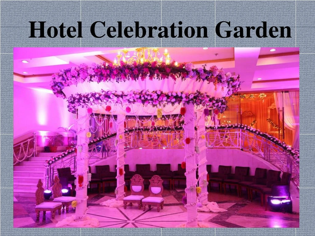 hotel celebration garden