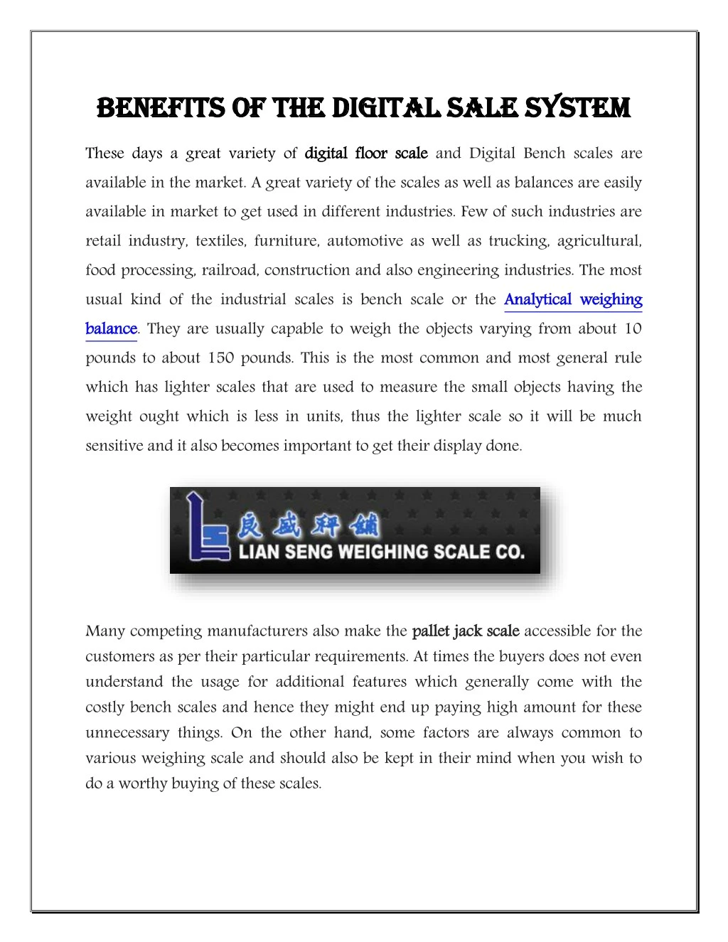 benefits of the digital sale system benefits