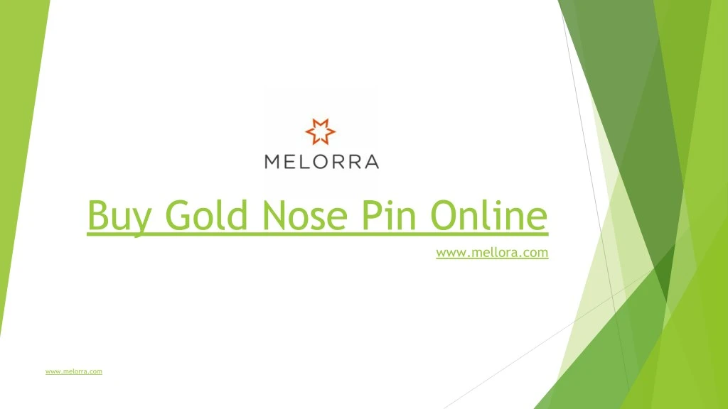 buy gold nose pin online