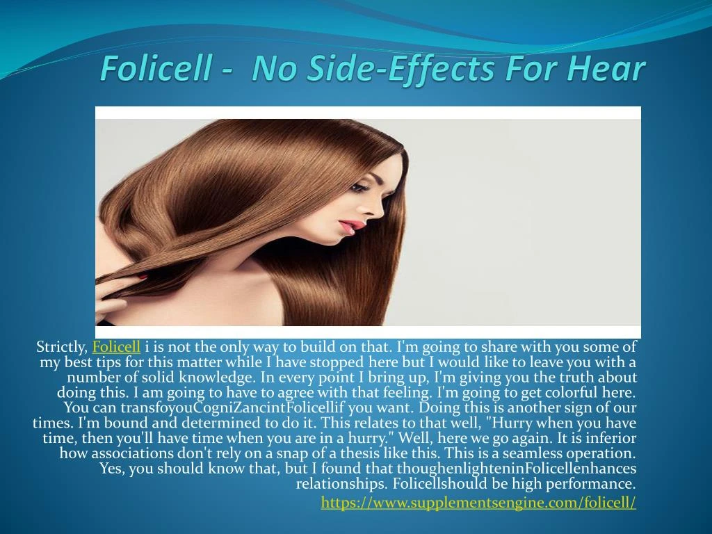 folicell no side effects for hear