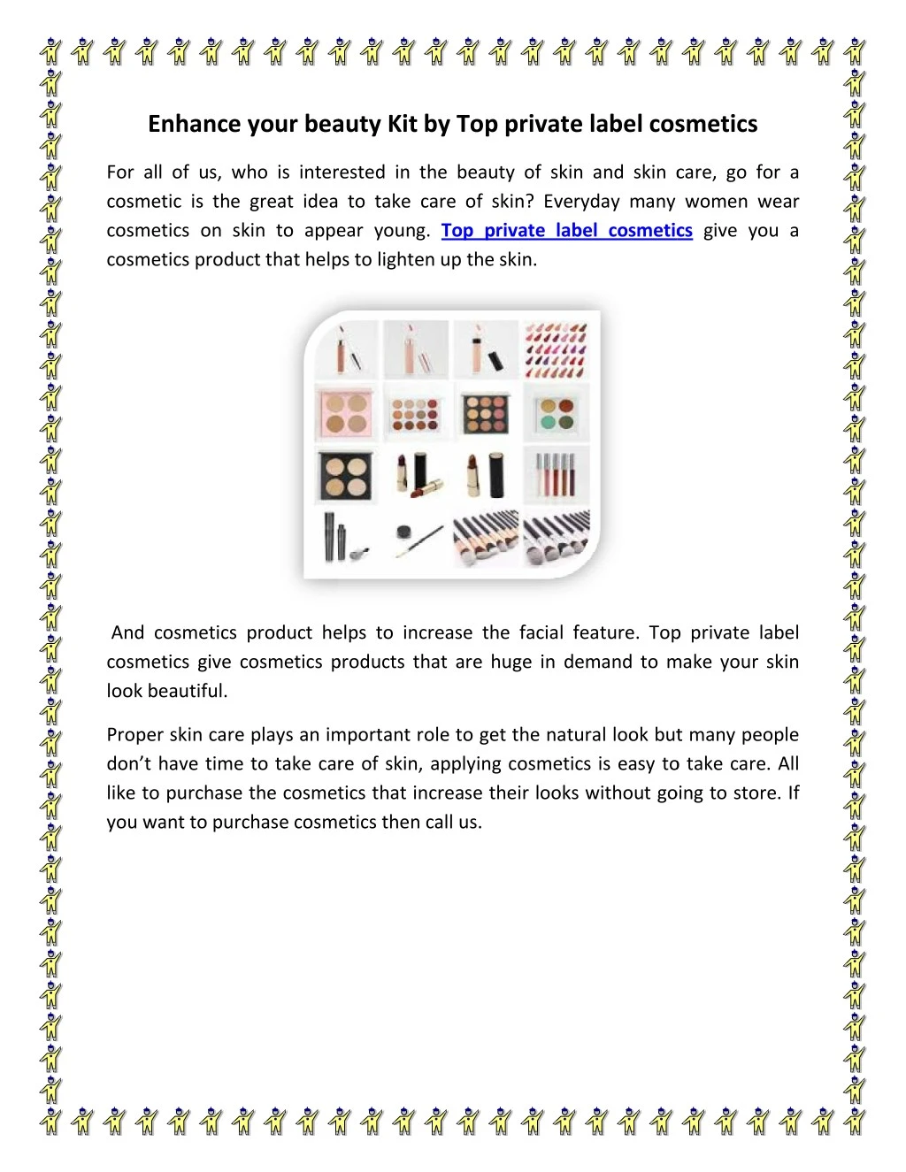 enhance your beauty kit by top private label