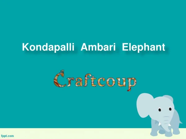 Ambari Elephant, Kondapalli Ambari Elephant, Buy Handcrafted Elephant Ambari - Craftcoup