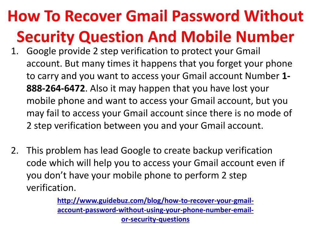 h ow t o r ecover g mail password w ithout s ecurity q uestion a nd m obile n umber