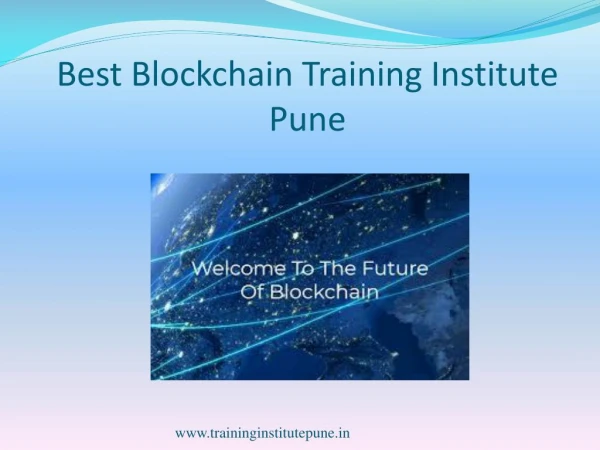 Best Blockchain Training Courses In Pune