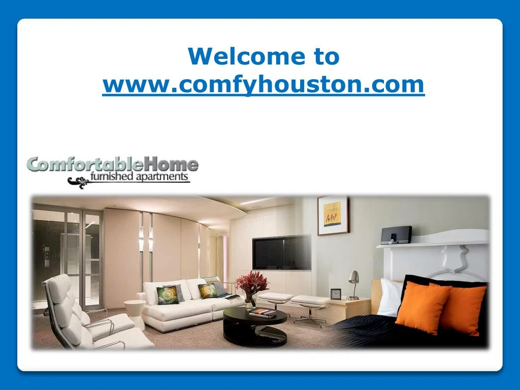 welcome to www comfyhouston com