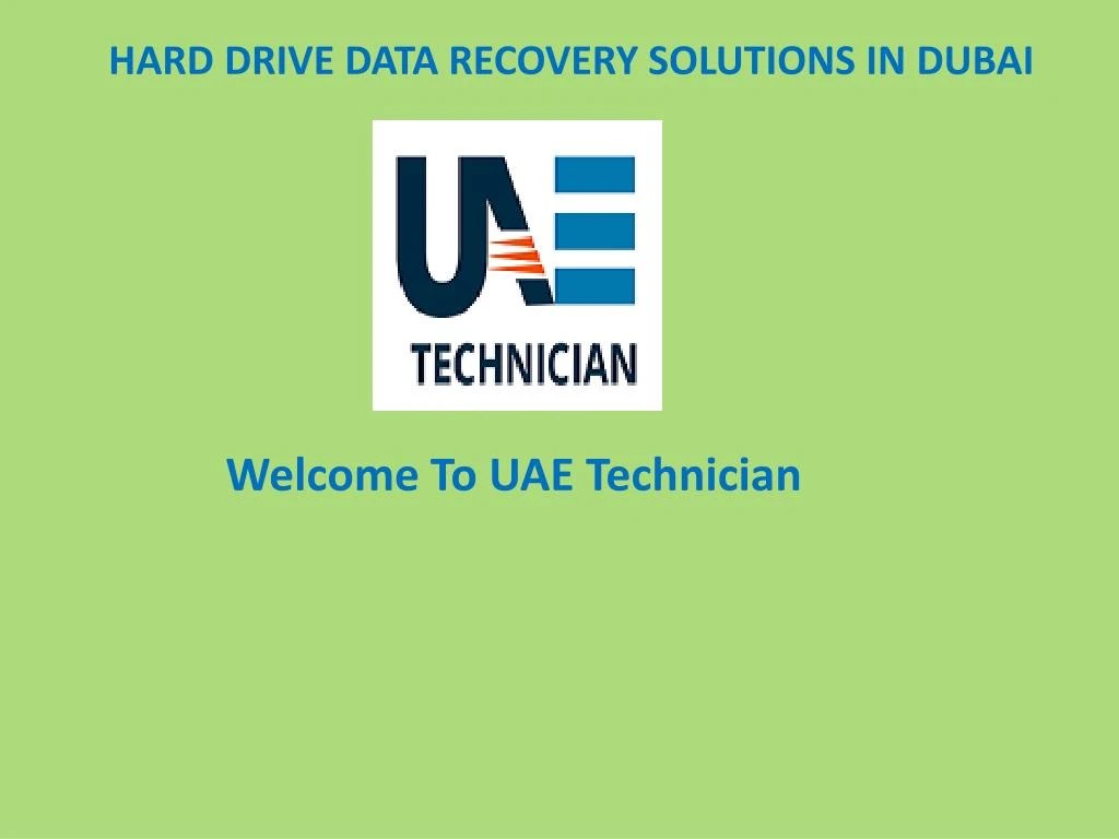 hard drive data recovery solutions in dubai