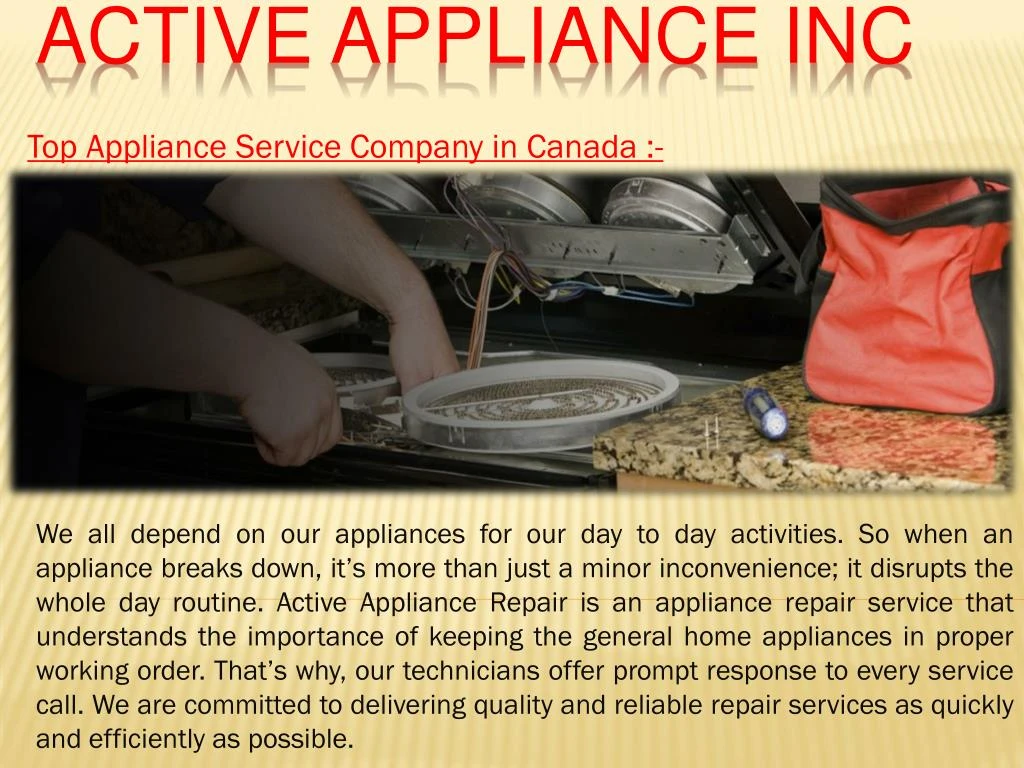 active appliance inc