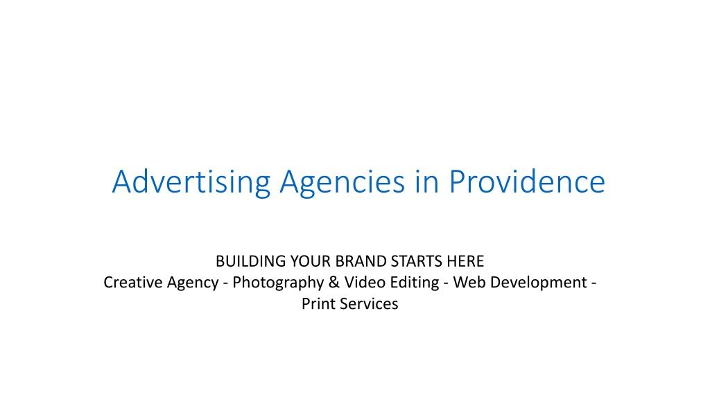 advertising agencies in providence