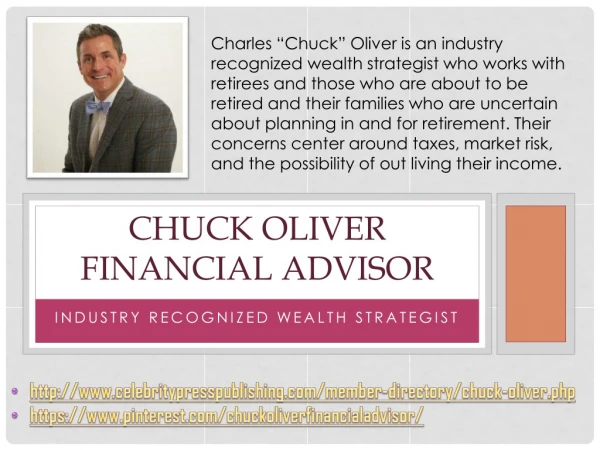 Chuck Oliver Financial Advisor - Industry Recognized Wealth Strategist