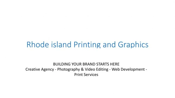 Rhode Island Printing and Graphics