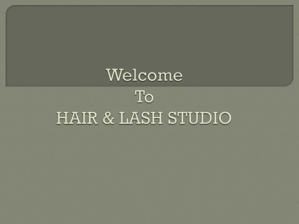 Hair & lash studio