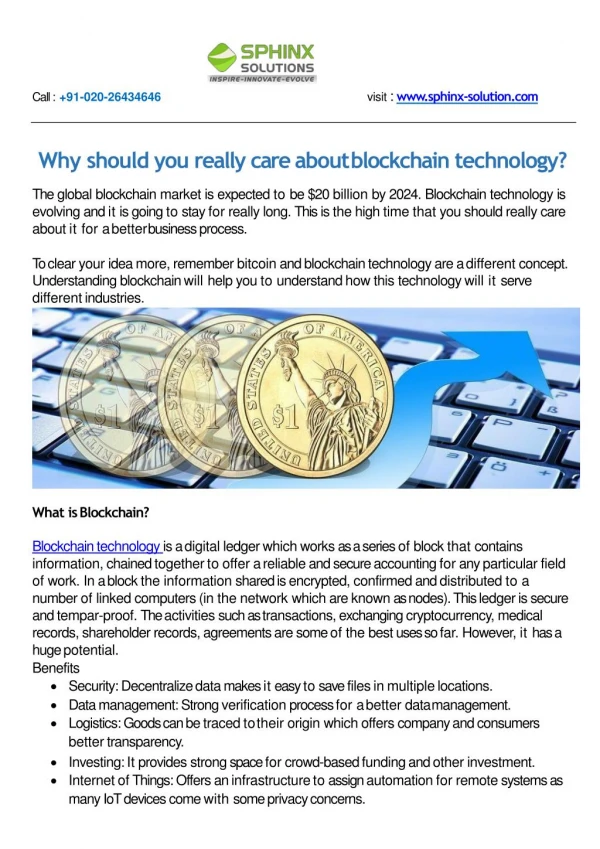 Why should you really care about blockchain technology?