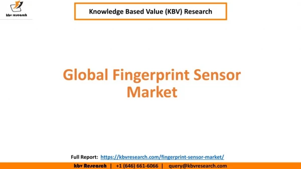 Global Fingerprint Sensor Market Size and Market Share