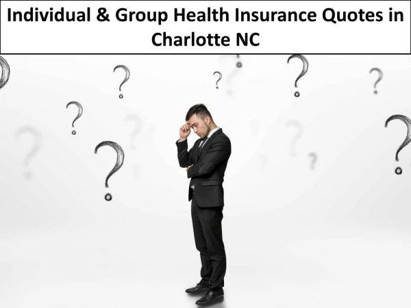 Individual & Group Health Insurance Quotes in Charlotte NC