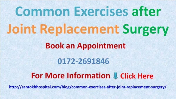 Joint Replacement in Chandigarh
